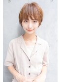 #くびれヘアアプリコットオレンジハイライトカラー