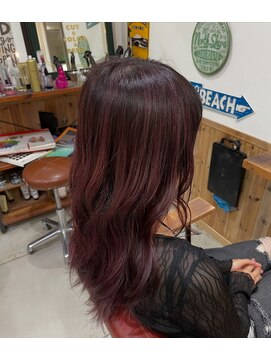 ノーム 横浜(NORM) バレイヤージュパープルカラー