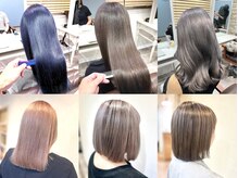 カラーは、イルミナカラーなど外国人風透明感が人気のダメージレスカラー！