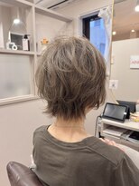 カミノワ(kaminowa)&nbsp;白髪率50%おすすめヘア　/神戸/三宮/元町/脱白髪染め/白髪ぼかし