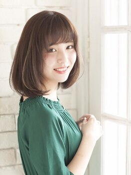 半個室あり◎伸びても美しく、乾かすだけで簡単に整うスタイルをご提案。