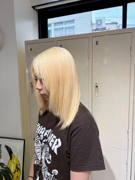 ゲーム 下北沢(GAME) ダブルカラー/大人レイヤー/ミルクティーベージュ/ウルフ/下北沢