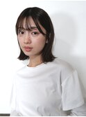 抜け感ある外ハネボブ