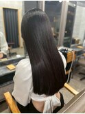大人可愛い20代30代40代◎小顔に見せるツヤ感黒髪ロング