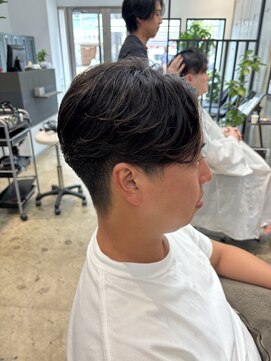 MEN’S HAIR/波巻ツイストスパイラル/フェザーパーマ/船橋