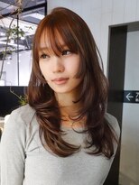 アルバム 銀座(ALBUM GINZA)&nbsp;似合わせカット顔周りレイヤー大人ガーリーロング_F31411