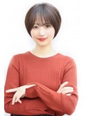 ショートボブ///30代/20代/10代/オフィス/くびれ/小顔