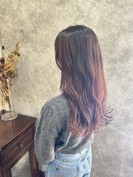 Hair atelier JURAKU　【ヘア アトリエ  ジュラク】 ピンクカラー