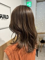ギルド 東久留米店(GUILD) 艶ブラウン×レイヤーミディ
