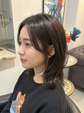 ノア(no_a) ミディアムレイヤー×チョコレートカラー