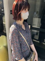 トイトイトイ(toi toi toi) コンパクトボブ レッドカラー