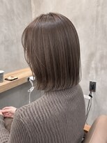 ノール 国分寺(Norl)&nbsp;パツっとボブ×透明感グレージュ