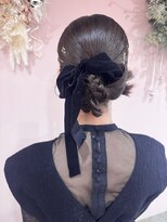 サロン ド ユーア(salon de yuua)&nbsp;広島市中区大手町美容院　カチモリ　リボンアレンジ　広島ヘアメ