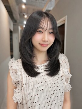 シーテメゾン(Ciete Maison) レイヤーカット×グレージュ×ミラートリートメント
