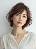 白髪ぼかし大人くびれショート