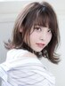 【人気メニューNo.1】デザインカット+カラー+美髪トリートメント￥7490