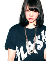 ヘアサロン ガリカ 表参道(hair salon Gallica)&nbsp;ブラックグレージュ × ルーズ ☆ シンプルミディアム♪