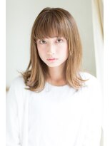 ウニ 清澄白河(uni) 切りっぱなし外ハネミディアム×グラデーションハイライト