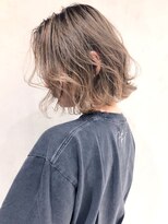 アルバム 銀座(ALBUM GINZA) ボブ外ハネボブショートミディアムおくれ毛_ba294063