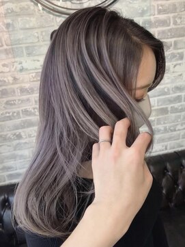 グロウ 上野御徒町(grow) ピンクベージュ/ハイライトカラー/小顔/ボブルフ[上野/御徒町］