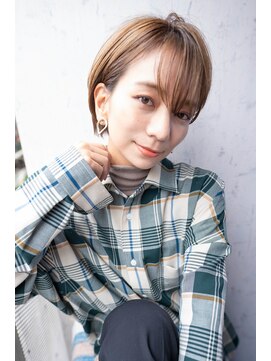 サングース(Sungoose) 大人ショート＃前髪くびれイメチェンラベンダーカラー