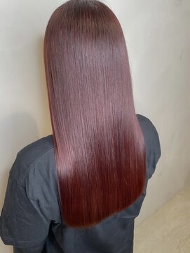 カノエ 防府田島店(canoe) canoe式_髪質改善カラー[艶髪ローズブラウン]