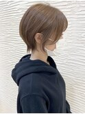 【morio】札幌ショート　大人かわいい透け感耳かけショート