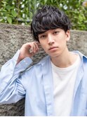 メンズパーマ/ツーブロック/刈り上げマッシュ