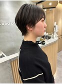 浦和ショートヘアショートカット白髪ぼかし白髪染めボブ40代50代