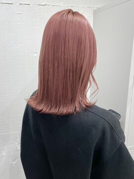 ゲーム 渋谷店(GAME) ダブルカラーピンクベージュケアブリーチハイトーン髪質改善