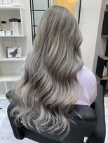 ラムシェール(LamChele)&nbsp;【lamchele】シルバーグレー×ブリーチカラー