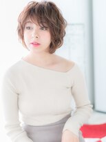 アルバハナレ 横浜(αlba HANARE)&nbsp;関内/髪質改善/ペールピンクで抜け感マッシュボブウルフf