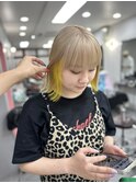 #イヤリングカラ #イエローカラー