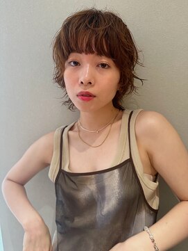 ノラギンザユー(NORA GINZA/U) パーマショート ショートパーマ 外 国人風へアくせ毛風パーマ