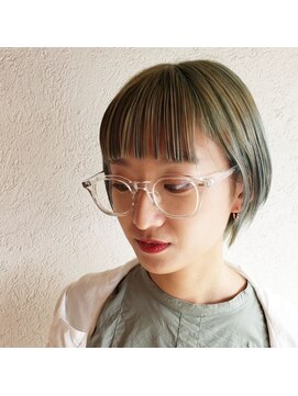 ヘアーリゾート ビッグアップ(hair resort Big up) ミントカラー