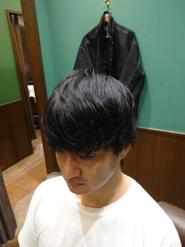 ヒロギンザバーバーショップ 丸の内店(HIRO GINZA BARBER SHOP) ウルフマッシュ