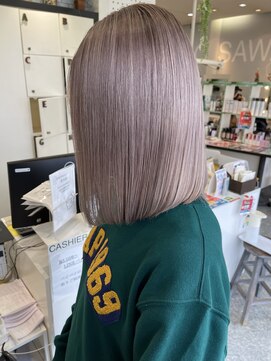 美容室 サワコ 国府店(SAWAKO) パールミルクティーグレージュ