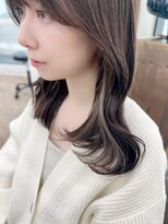 ネオリーブ クーロ(Neolive curro) インナーカラーイヤリングカラー×美髪ボブ[横浜/東神奈川]