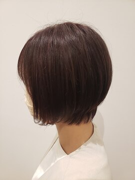 ユニックス イオンモール川口前川店(UNIX) ワインレッドショートボブ