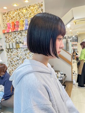 ネオリーブアイム 横浜西口店(Neolive aim) 小顔効果抜群！顎下丸みボブ【成田】横浜