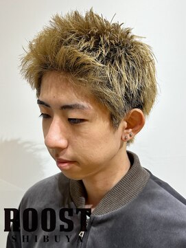 ルースト 渋谷店(ROOST) スパイキーショート×ベージュ