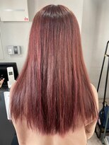 アジールヘア 所沢プロペ通り店(agir hair)&nbsp;シアーカラー姫カット小顔ケアブリーチ美髪ピンクベージュ所沢