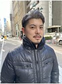 ハイトーンメンズ  ブリーチ グレーアッシュ グレージュ