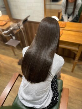 アンダーバーホワイト モデ 富田林店(_WHITE mode)の写真/【髪質改善サロン】チリチリ毛もうるツヤに!?ダメージ毛の髪質改善『TOKIO』導入店！！