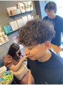 波巻きツイストスパイラルパーマ