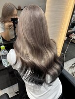 ラピス 大阪アメ村店(Lapis)&nbsp;ホワイトベージュ×エンドカラー