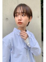 ナイン(nine)&nbsp;【吉祥寺/荻野元気】耳掛けショートレイヤー　aw2 40代50代60代