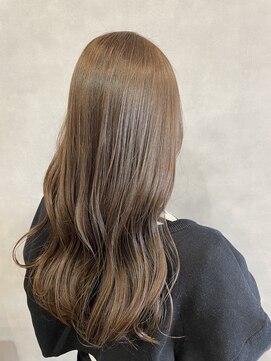 アチーブリス(achieve Liss) マロンベージュカラー×ゆるふわウェーブロング大人可愛い艶感