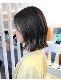 オリーブグレージュ と 外ハネボブ。
