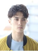 【Hale】ダークアッシュ/ニュアンスパーマNo1208韓国マッシュ